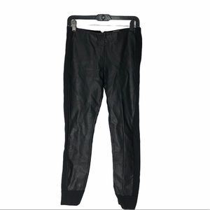 J. Crew Faux Leather Joggers